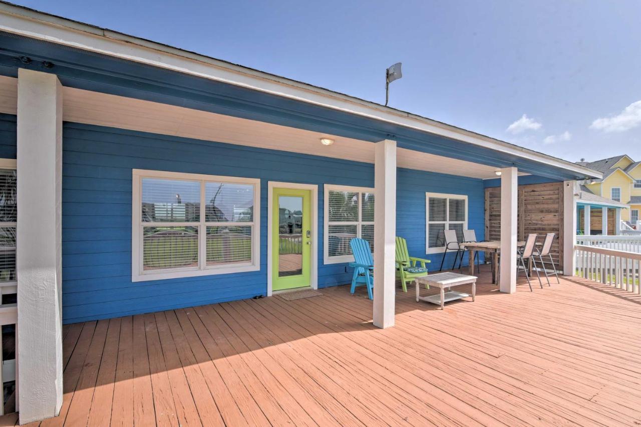 Bright Crystal Beach House, Walk To Coast! Villa Bolivar Peninsula Exteriör bild
