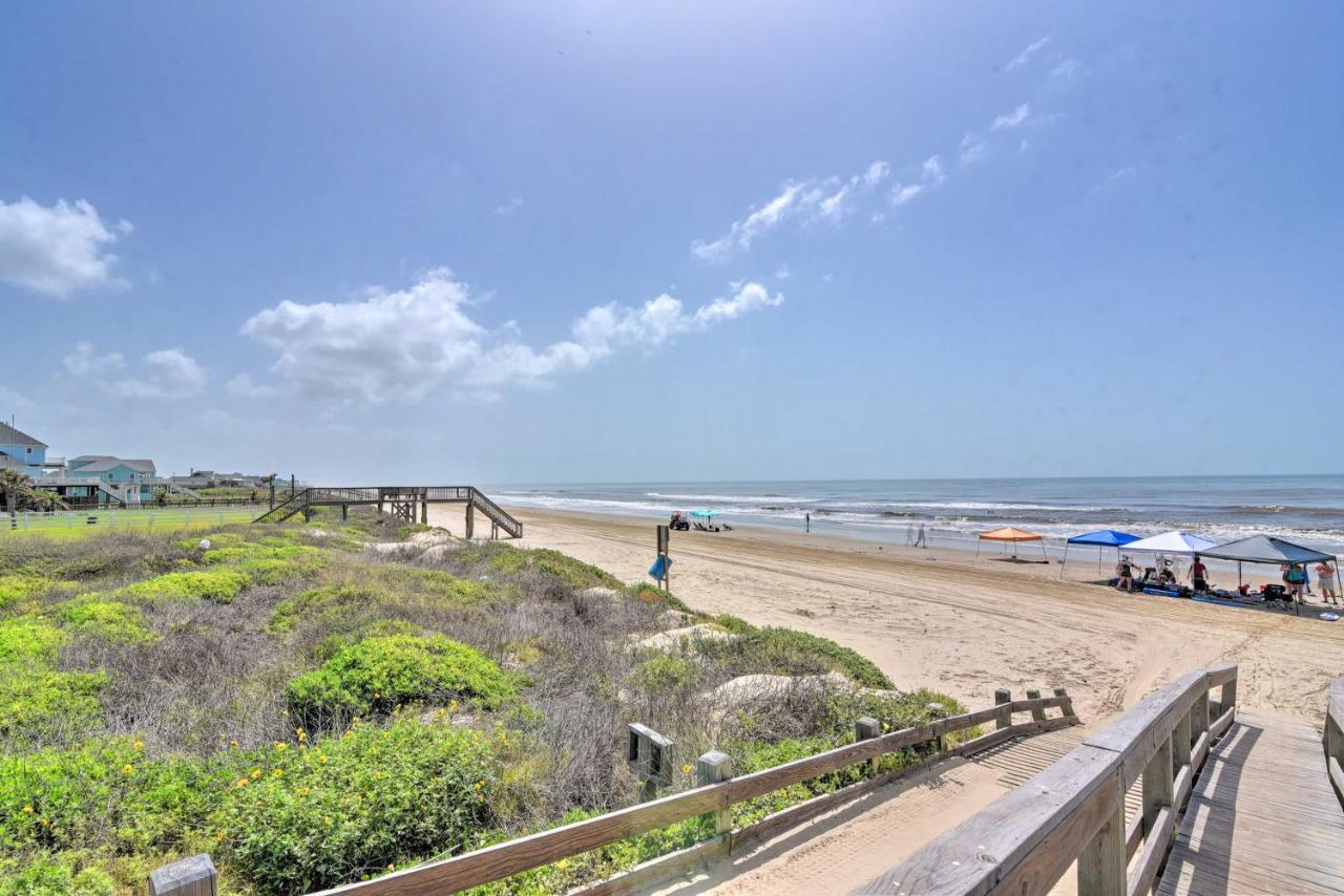 Bright Crystal Beach House, Walk To Coast! Villa Bolivar Peninsula Exteriör bild