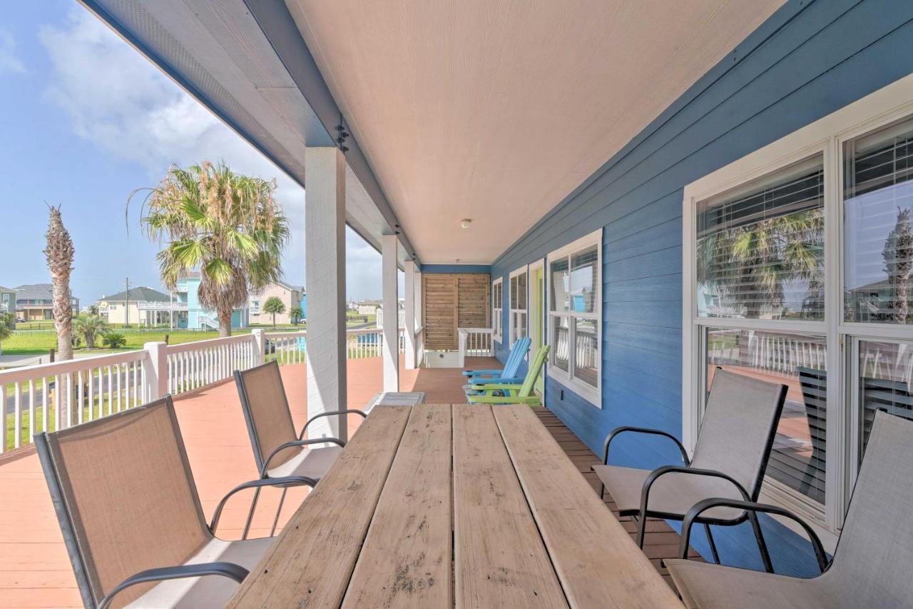 Bright Crystal Beach House, Walk To Coast! Villa Bolivar Peninsula Exteriör bild